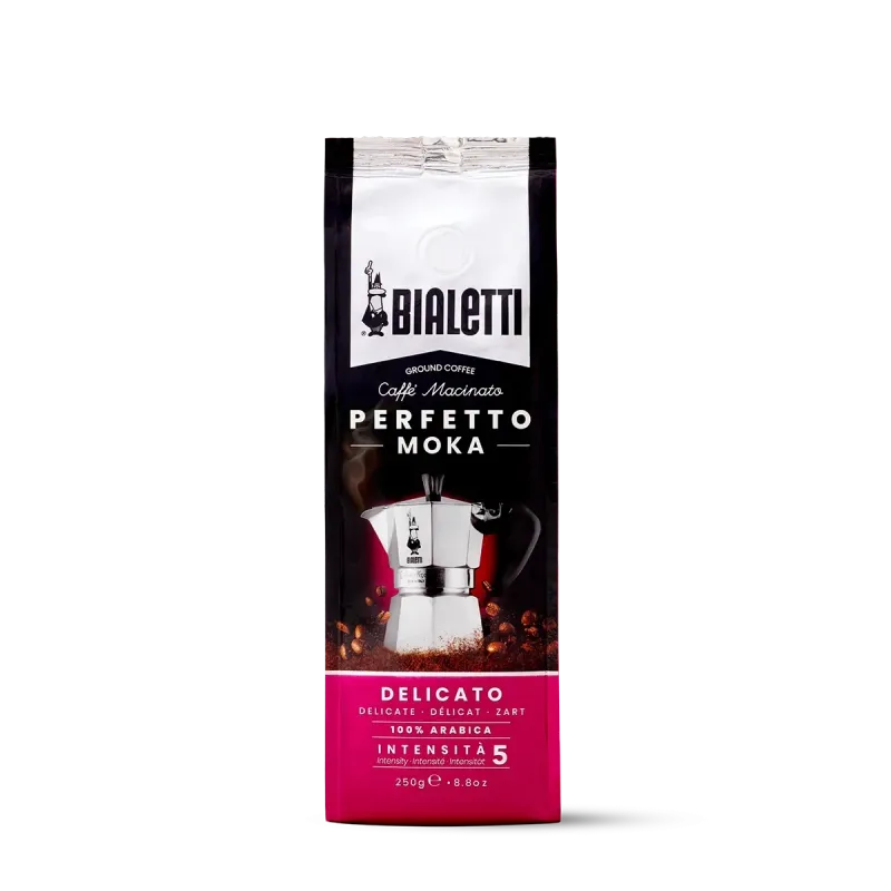 Caffè macinato Perfetto Moka Bialetti Delicato 250gr