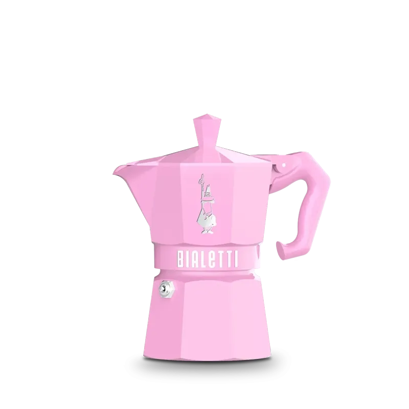 Moka Exclusive Pink 3 tazze