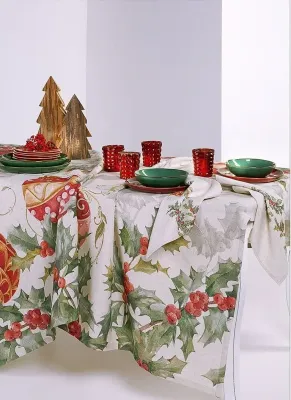 Tovaglia e tovaglioli Agrifoglio 180x270cm