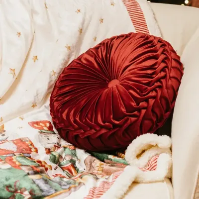 Cuscino tondo velluto Cuscino tondo velluto