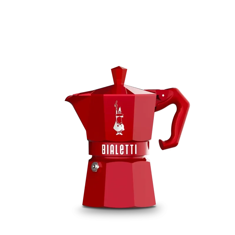 Moka Exclusive Red 3 tazze