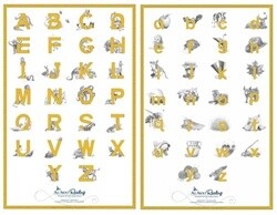 USED ALL ABOUT READING ALPHABET CHARTS