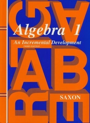 SAXON ALGEBRA 1 Homeschool Pkt (test soln, prob set ans)