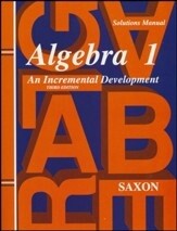 SAXON ALGEBRA 1 ANS KEY/TESTS