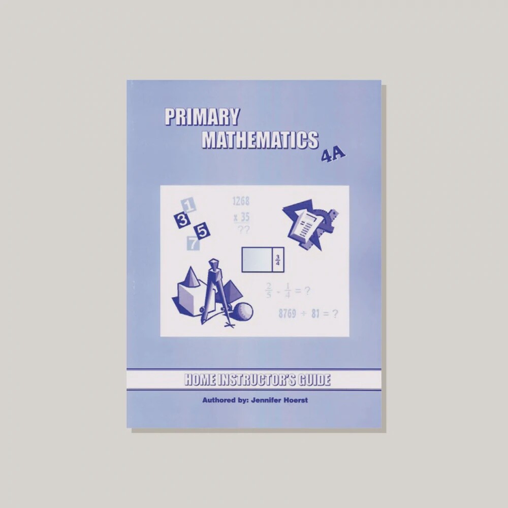 USED SINGAPORE MATH 4A HOME TE