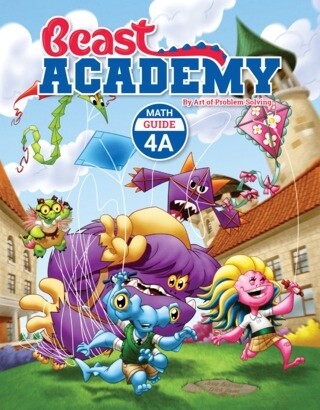 Used Beast Academy Math Guide 4A