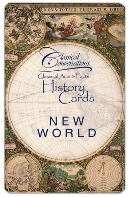 Used CLASSICAL CONVERSATIONS, HISTORY CARDS (NEW WORLD) (CARD NUMBERS 85-126)
