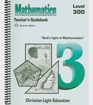 Used CLE MATHEMATICS 3, TEACHER'S GUIDE BOOK KEY LEVEL 300 Sunrise Edition