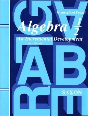 Used Saxon Algebra 1/2 Answer Key without test