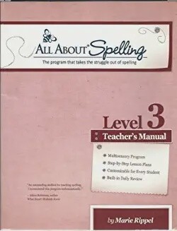 ALL ABOUT SPELLING LEVEL 3 TEACHER'S GUIDE