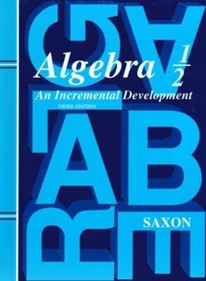 Used Saxon Algebra 1/2 Text