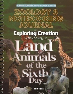 Used Apologia Exploring Creation Land Animals of the Sixth Day
