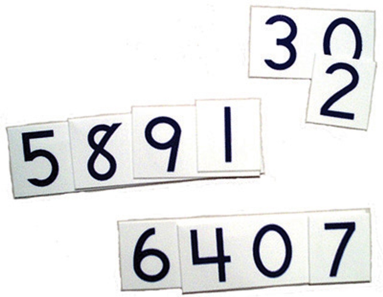 USED RIGHTSTART MATH PLACE VALUE CARDS
