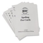 IEW PHONETIC ZOO - LEVEL A - GRADES 3-5  ZOO CARDS