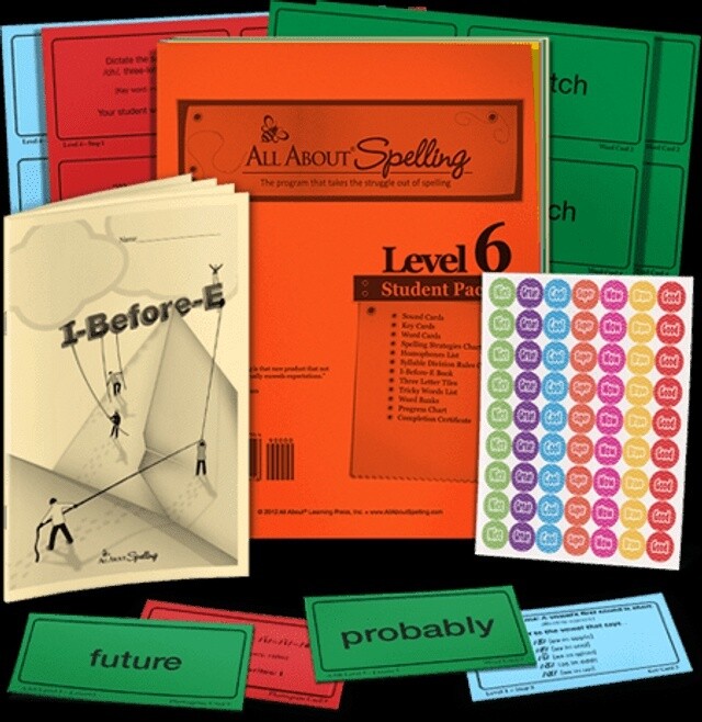 Used All About Spelling Level 6 Student Pack