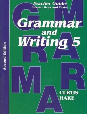 USED SAXON GRAMMAR AND WRITING 5 TEACHER GUIDE