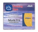USED SAXON MATH 54 CD&#39;S LESSON &amp; TEST 3RD ED