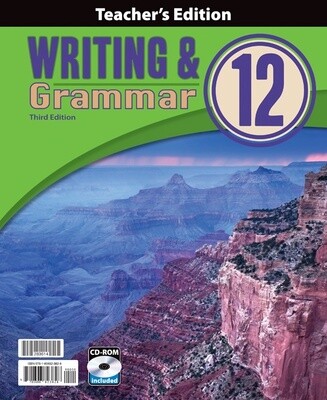 BJU ENGLISH WRITING &amp; GRAMMAR 12 TE W/CD 3RD ED