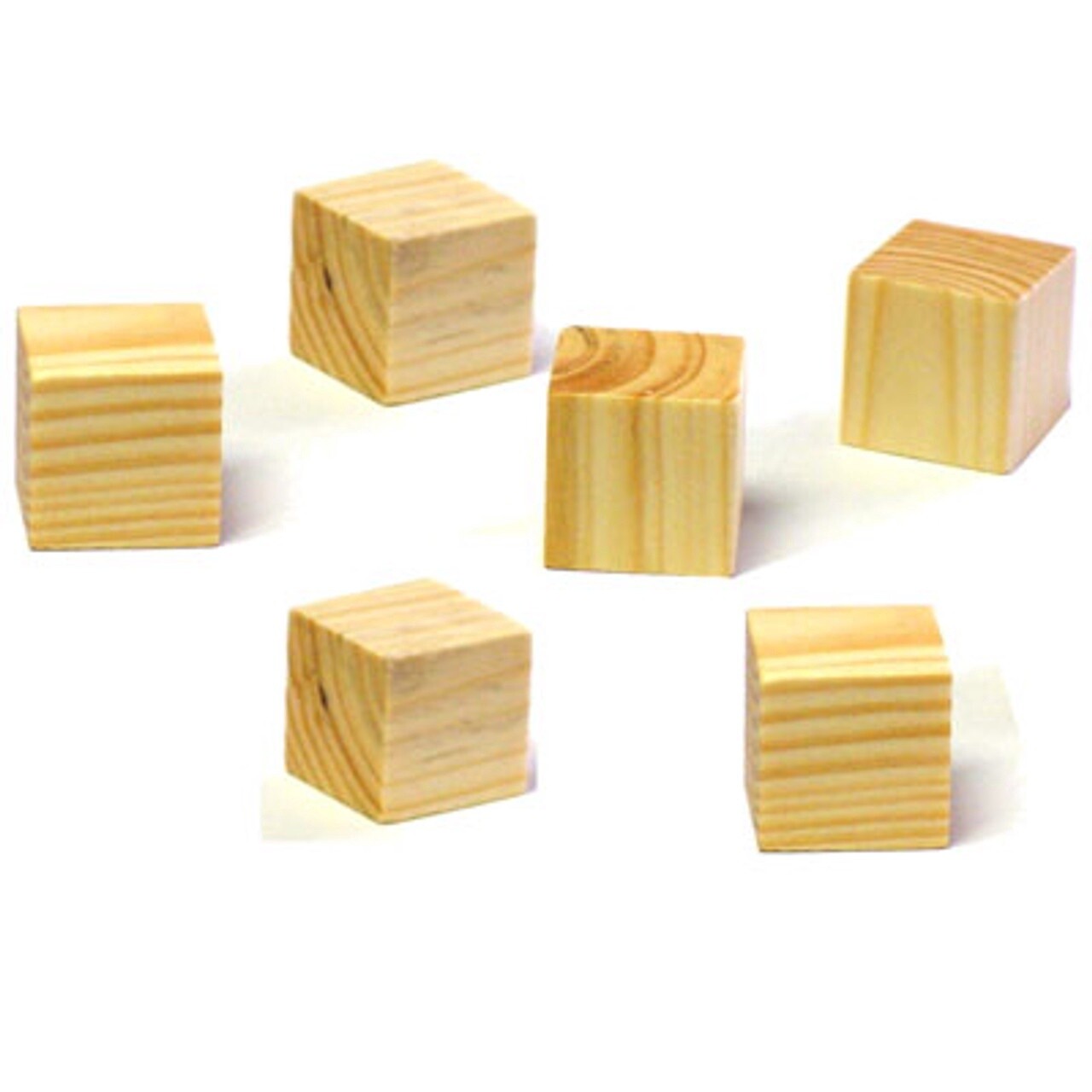 USED RIGHTSTART MATH 1&quot; WOODEN CUBES