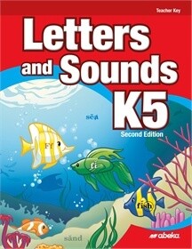 USED ABEKA  K5 LETTERS AND SOUNDS  TEACHER KEY