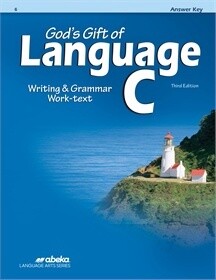 USED ABEKA LANGUAGE C (6) ANSWER KEY 3rRD EDITION