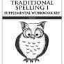 Used MP Traditional Spelling 1 Supplemental Workbook Key