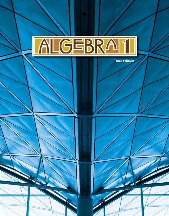 BJU ALGEBRA 1 TEXT 3RD ED
