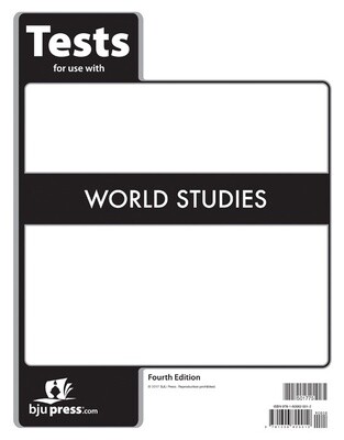 BJU WORLD STUDIES TESTS 4TH Edition