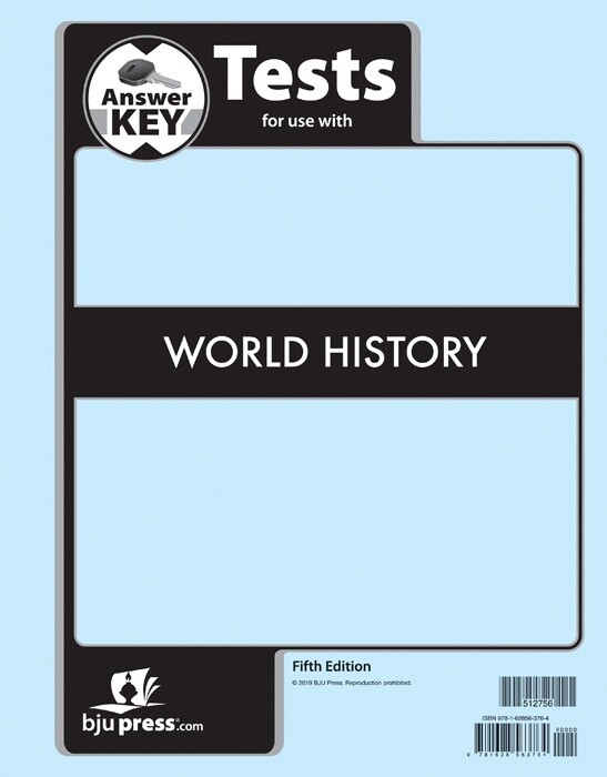 BJU WORLD HISTORY ASSESSMENT ANS KEY 5TH EDITION Bju world history assessment ans key 5th edition