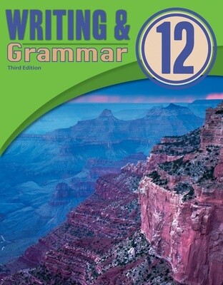 BJU ENGLISH WRITING &amp; GRAMMAR 12 WKTXT  3RD ED