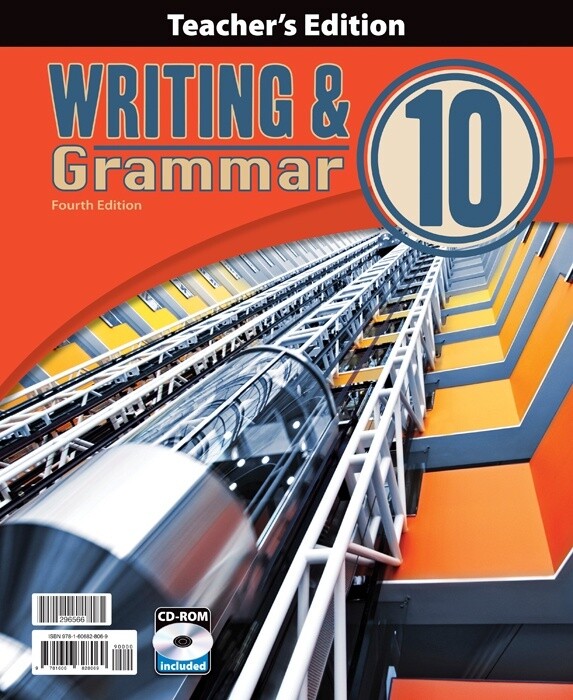 BJU ENGLISH WRITING &amp; GRAMMAR 10 TE W/CD, 4TH EDITION(older number is 296566)