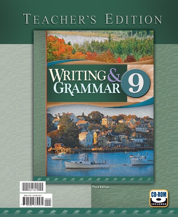 USED BJU ENGLISH WRITING &amp; GRAMMAR 9 TE 3RD ED