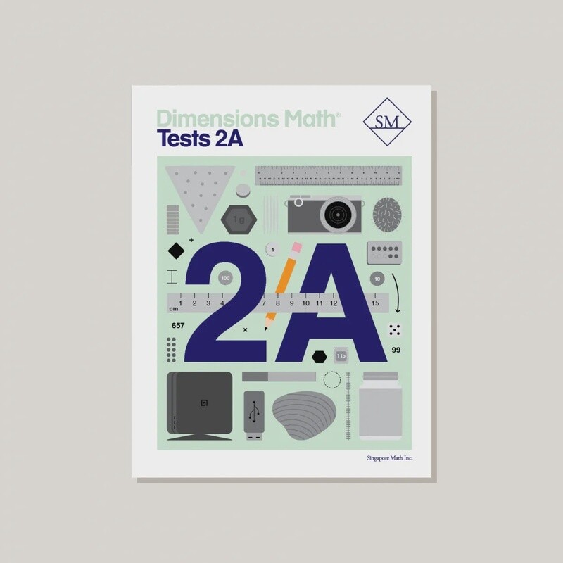 Used DIMENSIONS MATH TESTS 2A Used dimensions math tests 2a