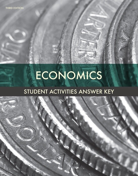 BJU ECONOMICS STU ACT MANUEL TE 3RD ED