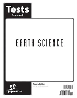 BJU EARTH SCIENCE ASMTS 5TH ED GR 8