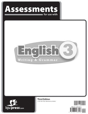 BJU ENGLISH 3 ASMTS 3RD ED