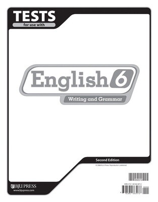 BJU ENGLISH 6 TEST 2ND ED