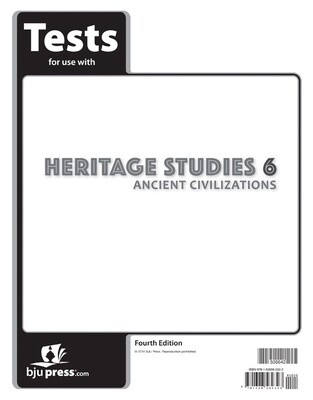BJU HERITAGE STUDIES 6 ASMTS 4TH ED
