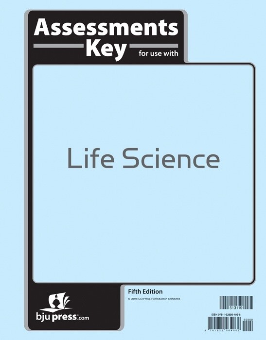 BJU LIFE SCIENCE ASMT KEY 5TH ED