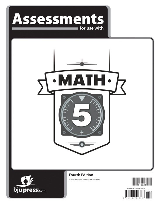 BJU Math 5 ASMTS 4TH EDITION