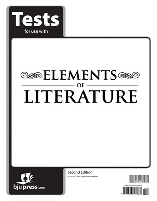 BJU ELEMENTS OF LITERATURE 10 TESTS 2ND ED