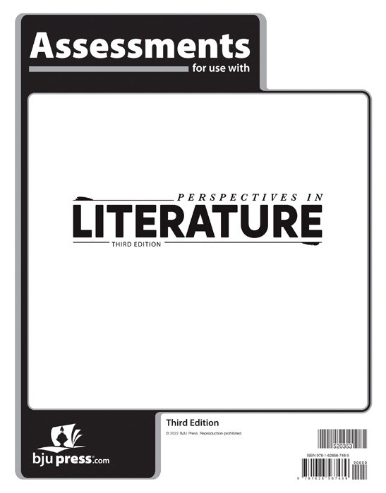 BJU PERSPECTIVIES IN LITERATURE ASMTS 3RD ED
