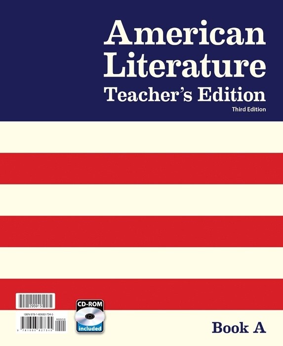 BJU AMERICAN LITERATURE TE W/CD 3RD ED