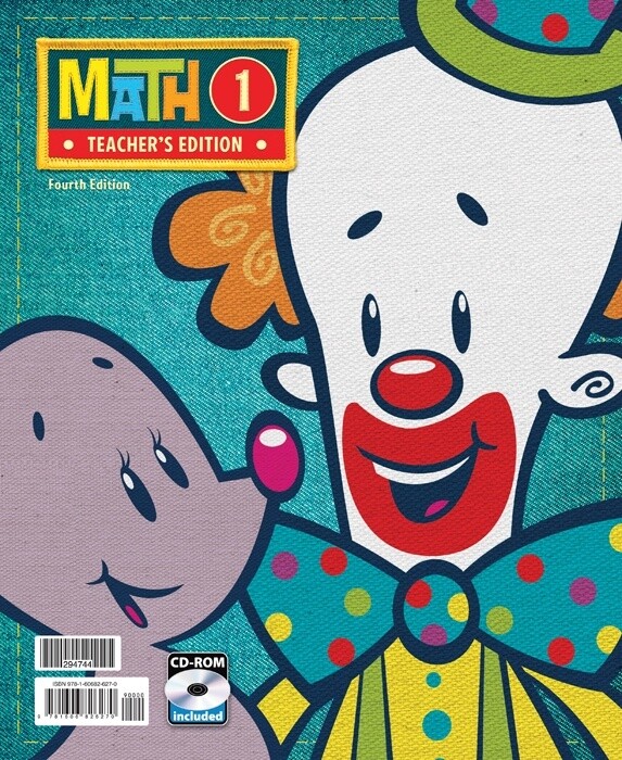 BJU MATH 1 TE 4TH ED W/ CD