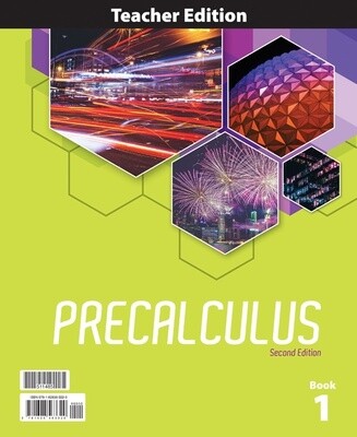 BJU PRECALCULUS TE 2ND ED 2 BOOK SET