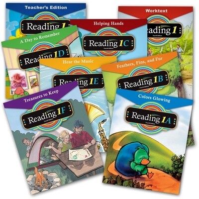 BJU READING 1 READER 1A-1F (4TH ED) NEW ISBN 517011