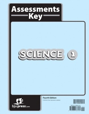 BJU SCIENCE 1 TEST KEY 4TH ED