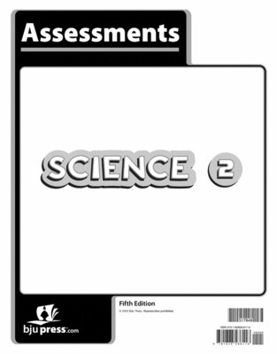 BJU SCIENCE 2 TESTS 5TH ED