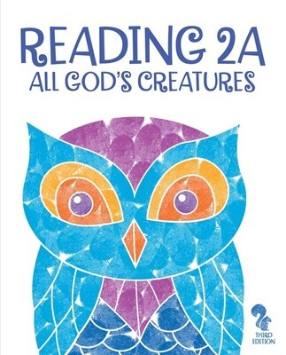 BJU READING 2A TEXT 3RD ED ALL GOD'S CREATURES 8/20 replaced 278911