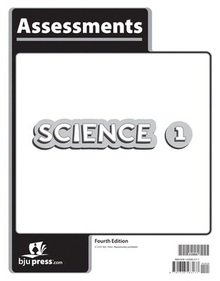 BJU SCIENCE 1 TESTS 4TH ED
